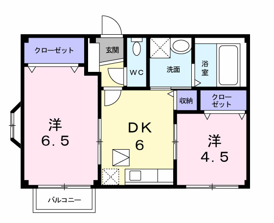 【間取り】 | フィオーレ長行西
