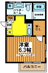 【間取り】 | コーポトミミツⅡ