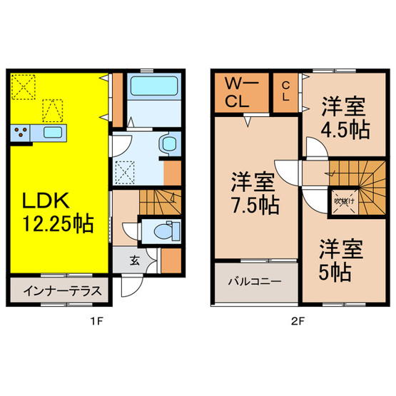 【間取り】 | リーブルファイン小山駅東通り