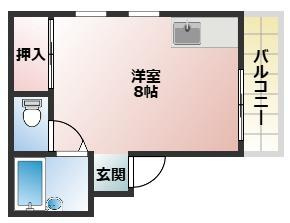 高野ハイツの間取り