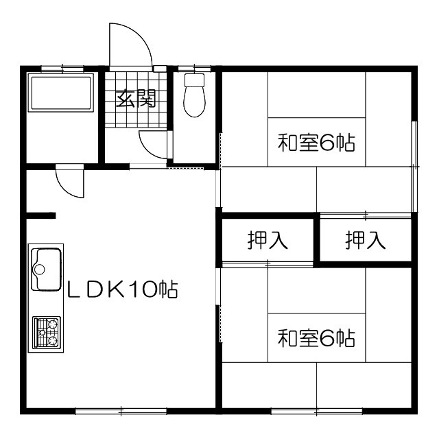 みはらしマンション Ⅱの間取り
