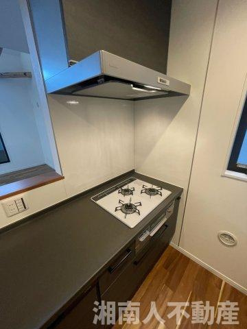 茅ヶ崎市萩園　新築戸建てのキッチン|お料理しやすいキッチンです