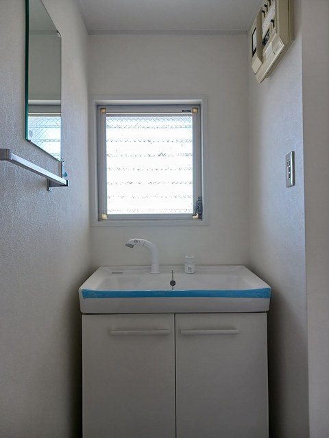 リバーサイドの洗面所