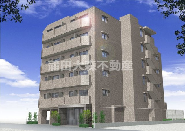 ルーブル大森西弐番館の外観パース