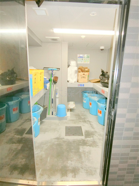 ルーブル大森西弐番館のその他共用部分|曜日時間関係なくゴミ出し可能なゴミ捨て場！