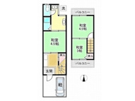 山科区川田菱尾田　中古テラスハウス（賃貸オーナーチェンジ）の画像