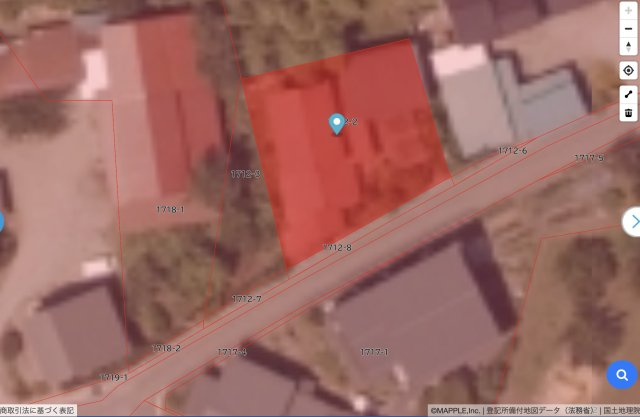 柴橋字金谷売地の展望