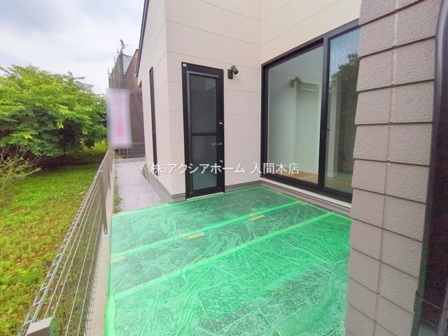 入間市高倉2丁目・全1棟　新築一戸建　～開放的な平屋設計～　の庭|現地写真（2025年5月22日撮影）