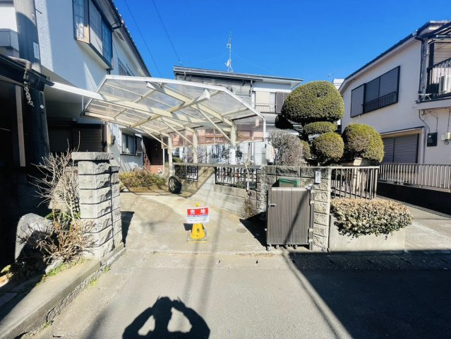 敷地面積４３坪　売地　川越市砂新田の前面道路含む現地写真|南側約５ｍ位置指定道路