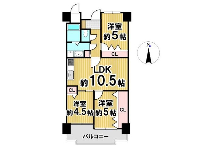 【間取り】 | ロワールマンション篠栗