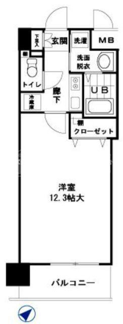O･G･S FUKUSHIMAの間取り