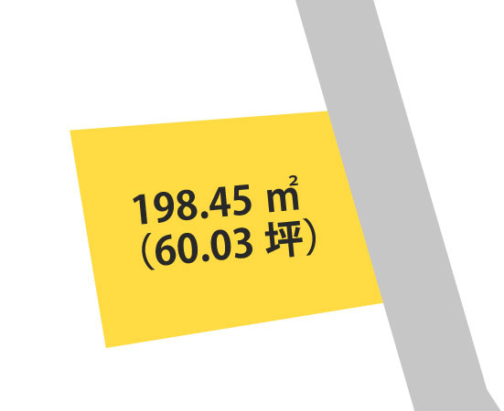 御坊市島・土地・56897の区画図
