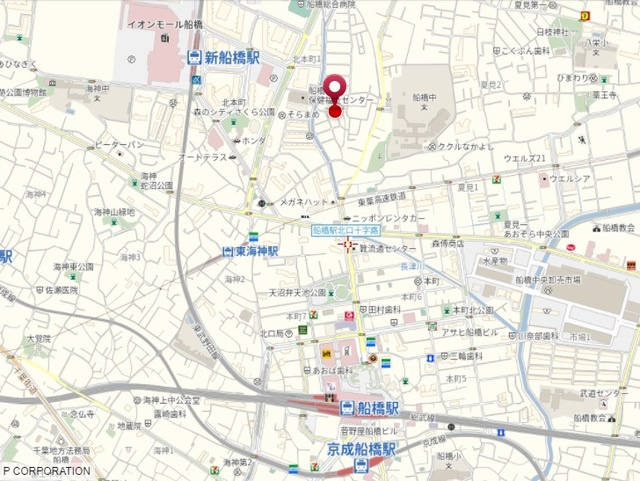 エルカミノ船橋の地図|★案内図★