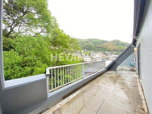 レジデンス蛍茶屋のバルコニー