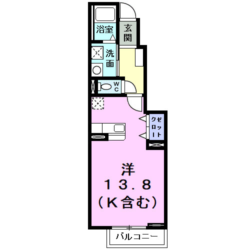 メゾン　アンソレイエNの間取り