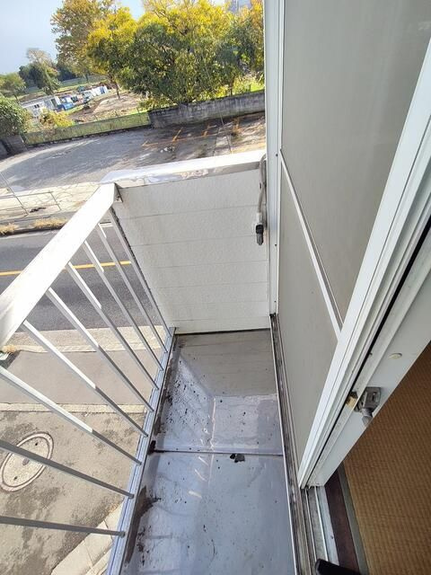 リクライムハイツのバルコニー