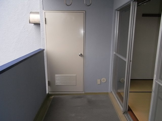 大和スカイハイツのバルコニー