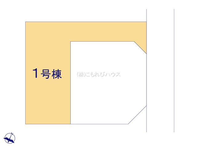 桶川市北2丁目　新築一戸建て　ファイブイズタウン　2区画　01の区画図|1号棟