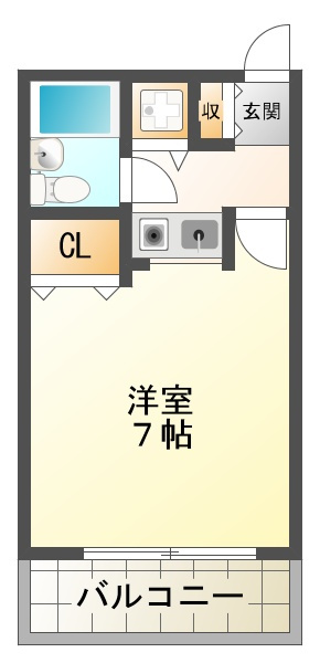 エスコートパレスの間取り
