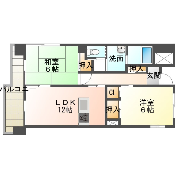 ベラヴィスタ福田の間取り