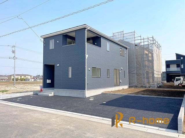 笠間市旭町第5　新築戸建て　1号棟の外観|ご予約を頂ければ、『平日』はもちろん『早朝』や『夜間』もご見学可能です♪お気軽にお申し付けください♪