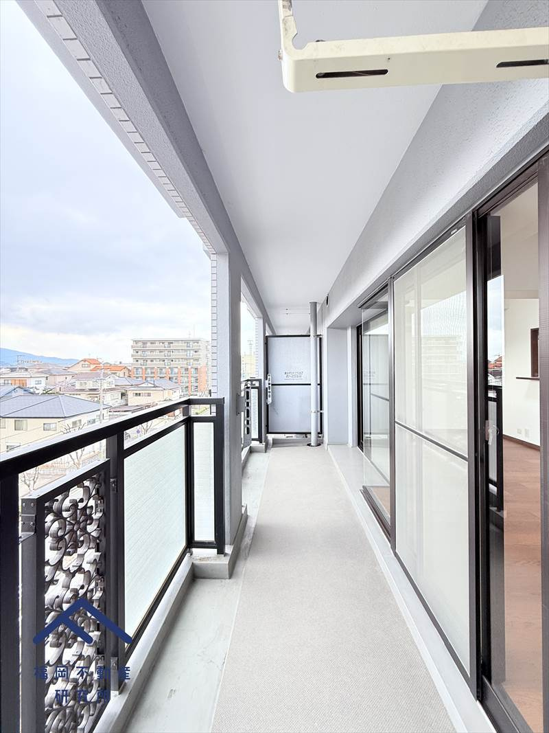 シティパル春日Ⅱのバルコニー