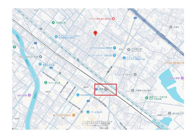 【地図】 | 加古川市別府町別府オーナーチェンジ　中古戸建 | 山陽別府駅徒歩約6分ですので、通勤、通学に便利な立地です。