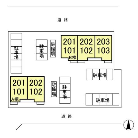 ラプランタンBの区画図