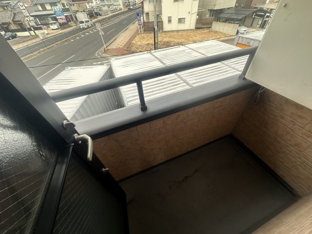 日之出丸太コーポⅢのバルコニー
