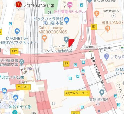 【地図】 | 渋谷トライアングルビル |  