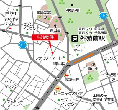 【地図】 | ＶＯＲＴ青山Ｌｅａｐ |  