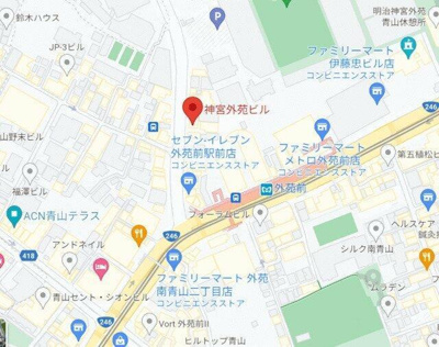 【地図】 | 神宮外苑ビル　一号館 |  