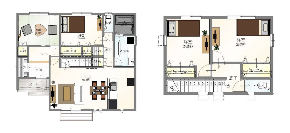 ルミナスガーデン上林町の間取り