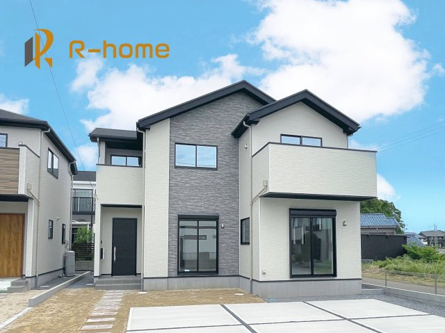 土浦市中3期　新築戸建て　2号棟の外観|ご予約を頂ければ、『平日』はもちろん『早朝』や『夜間』もご見学可能です♪お気軽にお申し付けください♪