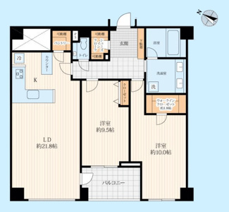 【間取り】 | ルフォン南平台