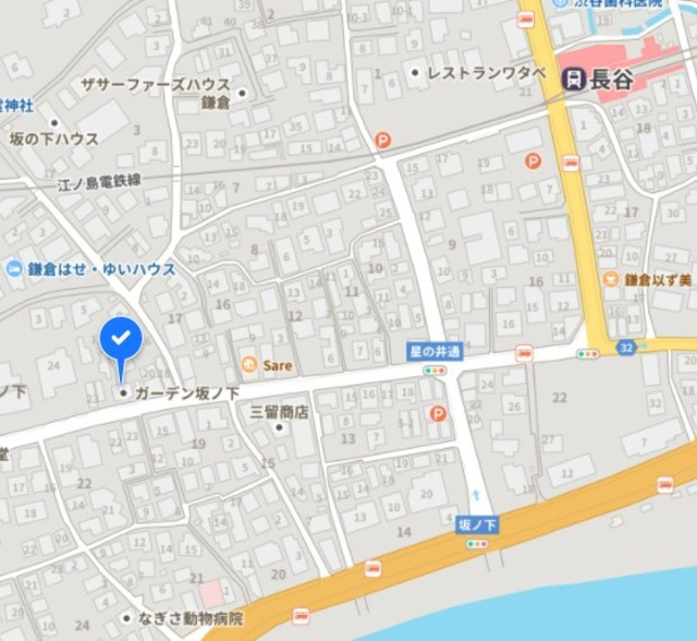 ガーデン坂ノ下の地図