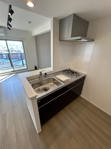 大阪市淀川区新北野３丁目の賃貸マンションのキッチン