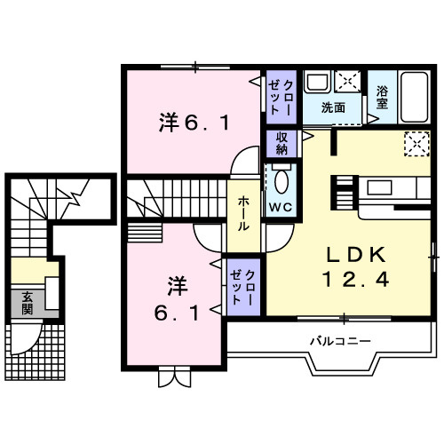 【間取り】 | アルモニー　Ⅰ