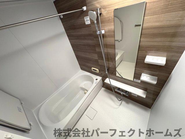 リバティパーク枚方D棟の浴室|日々の疲れを癒すお風呂付です