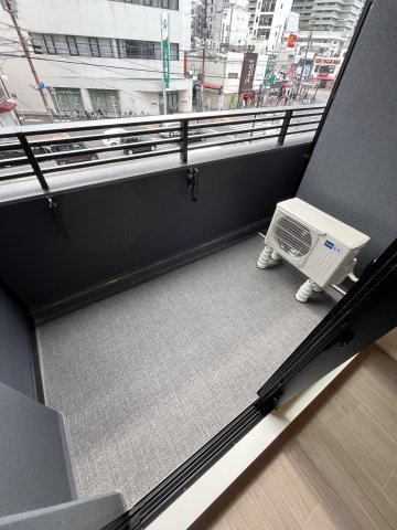 大阪市都島区都島北通１丁目の賃貸マンションのバルコニー