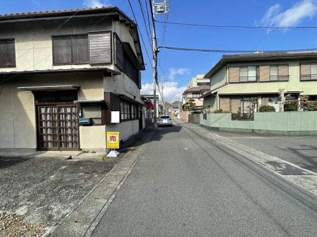 ６４８７５　岐阜市華陽土地の前面道路含む現地写真