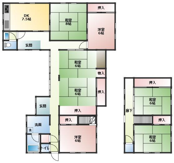 【間取り】 | 奈良県桜井市橋本　中古戸建