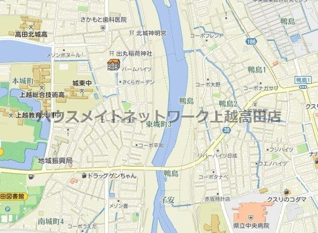 バームハイツの地図|位置図