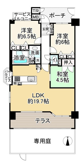 【間取り】 | プロパレス初芝ジェイウィル
