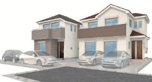 【仲介手数料無料】清瀬市中里全２棟Ｂ号棟　清瀬市の新築住宅なら西武ハウジングの外観