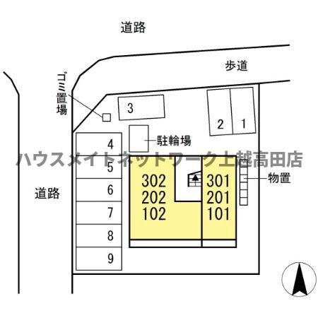 Primaveraの区画図|配置図