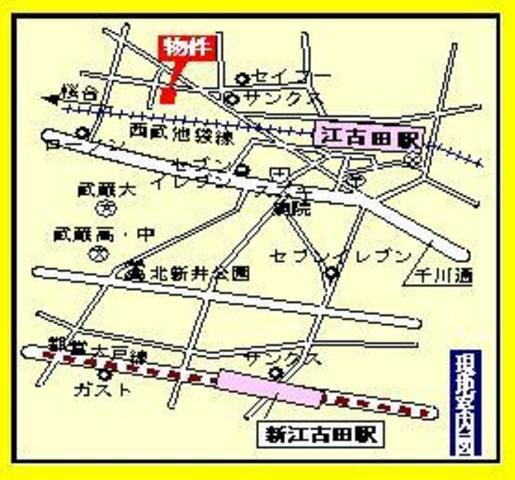 メゾン・ド・フォンティーヌの地図|★現地案内図★