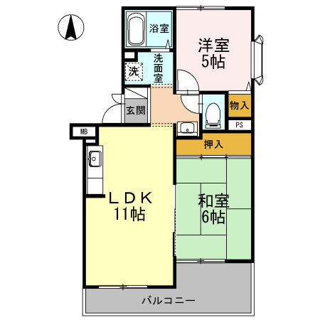 【間取り】 | 高井マンション