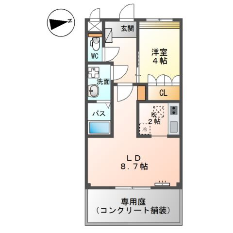 フォレストヴィラの間取り