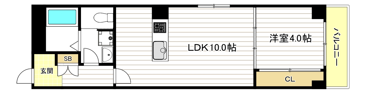 Raffine大阪九条の間取り